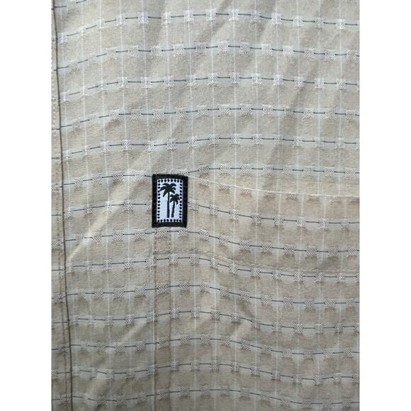 Original Island Sport Shirt‎ Mens XXL Yellow Plaid Hawaiian Casual Button-Front - Picture 7 of 7